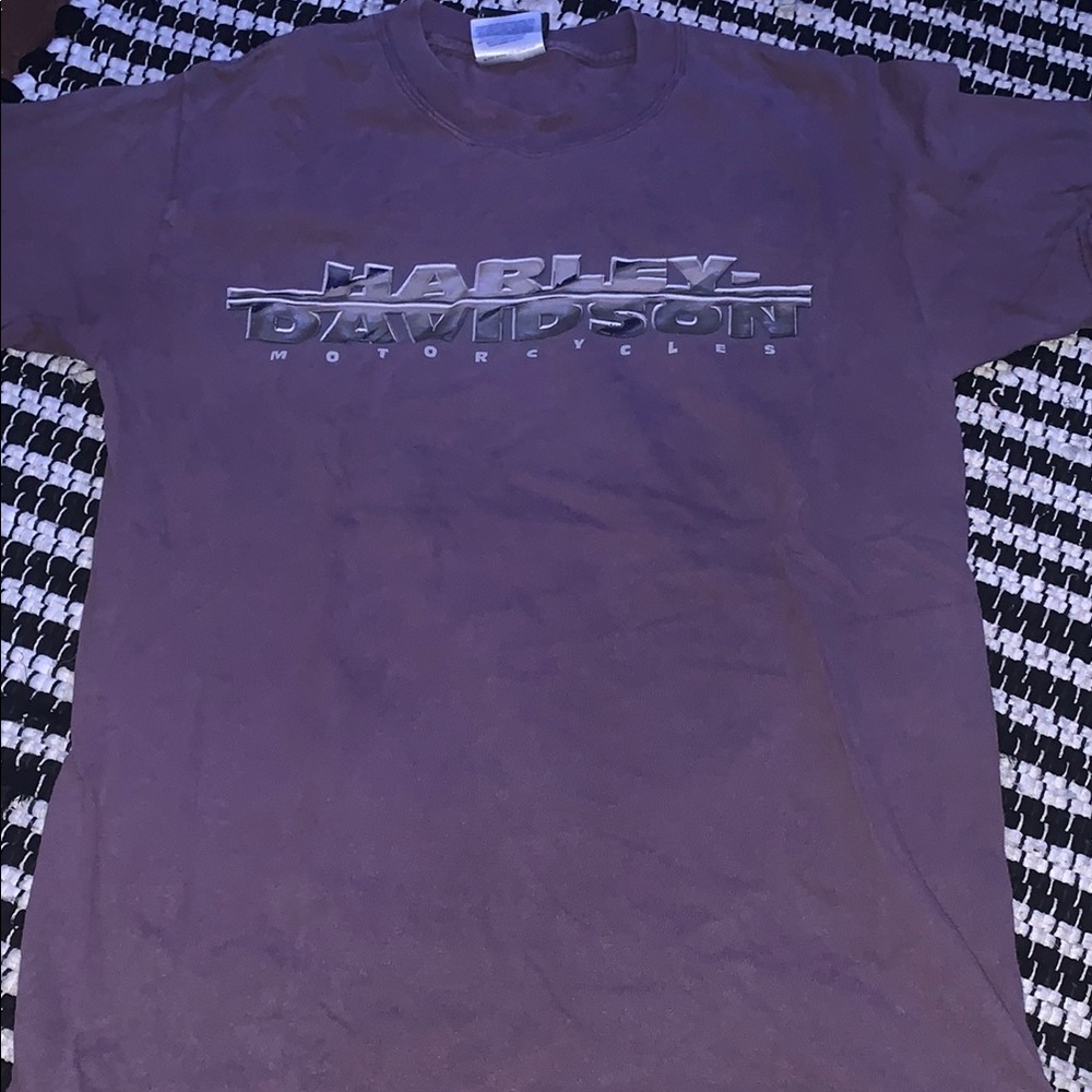 Harley-Davidson Men's Purple T-Shirt